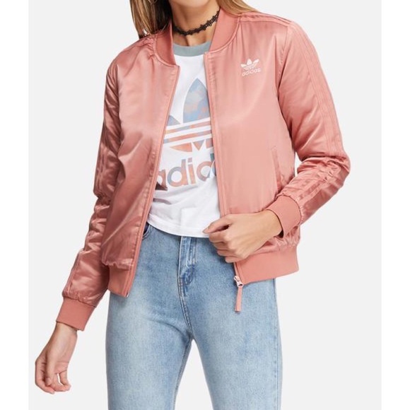 Adidas Pastel Satin TT Track Jacket - Picture 1 of 4